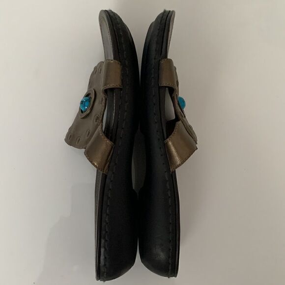 Villager Women’s Leather Upper Slip On Sandals Size 6,5 - Picture 6 of 8